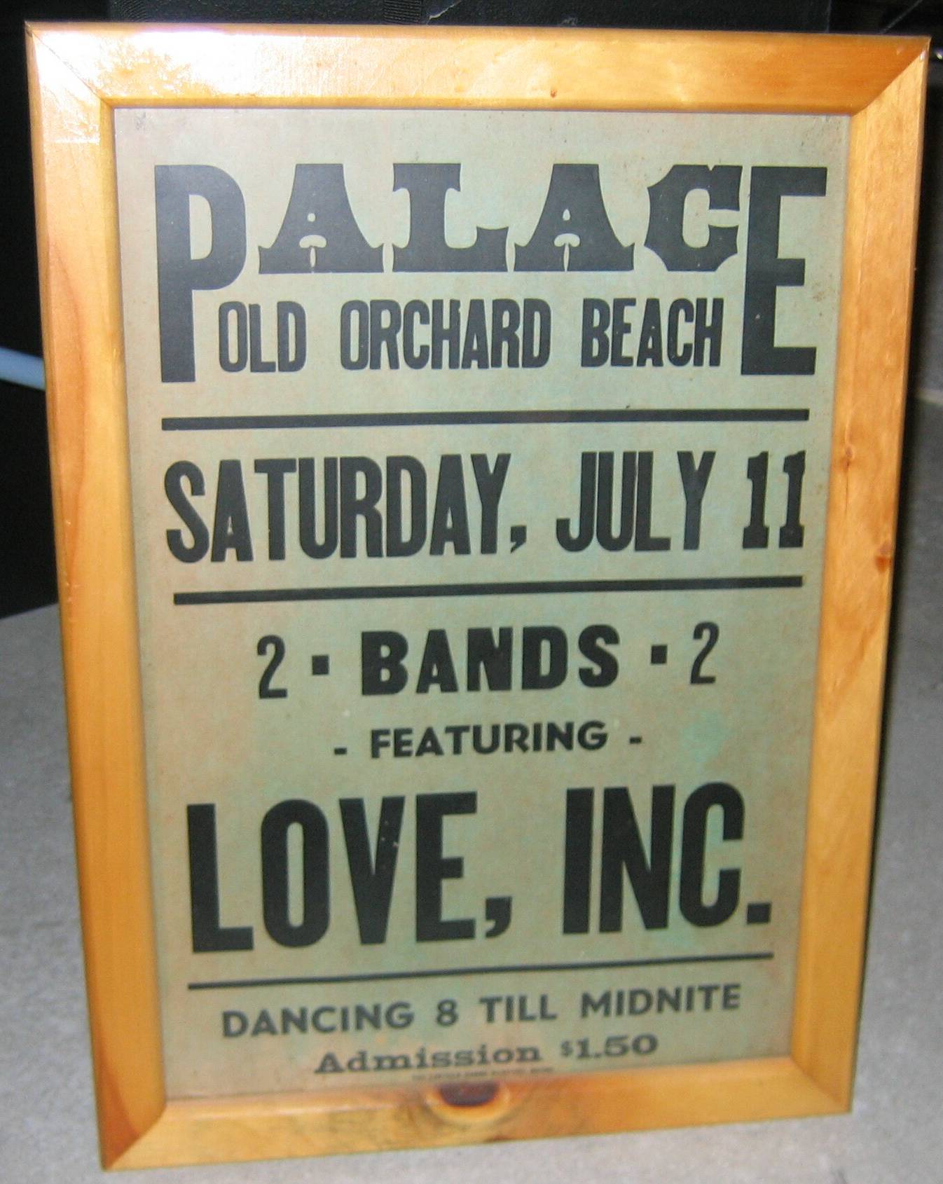 Palace Ballroom poster 1970