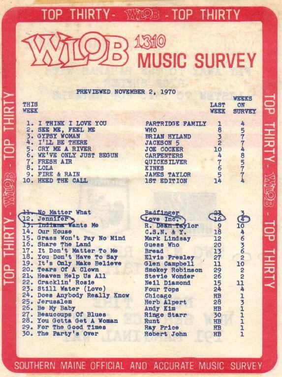 WLOB Chart 1970